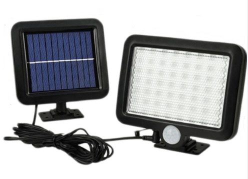 Lampa solara 56 LED SL-F56 cu Senzor miscare si Panou Solar cu cablu 5 m
